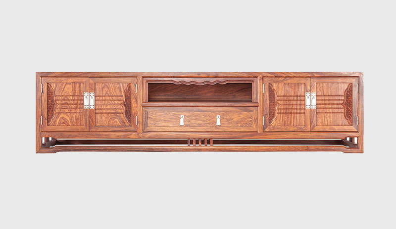 甘肃刺猬紫檀电视柜低柜现代中式全实木电视柜客厅高低柜