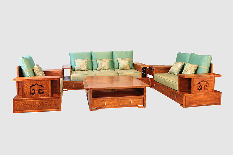 甘肃中式实木沙发简直太美了